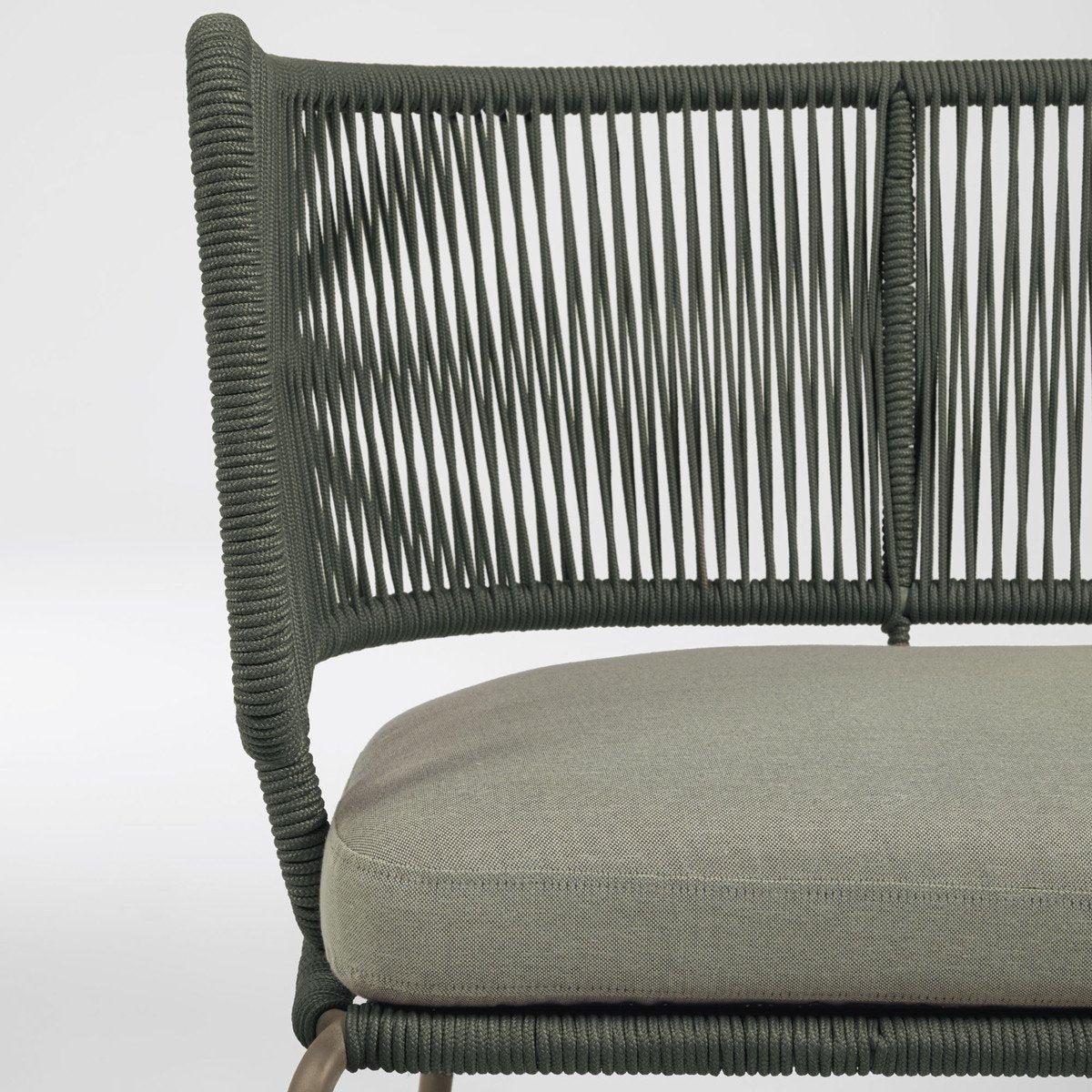 Naya Woven Outdoor Sofa - Dark Green