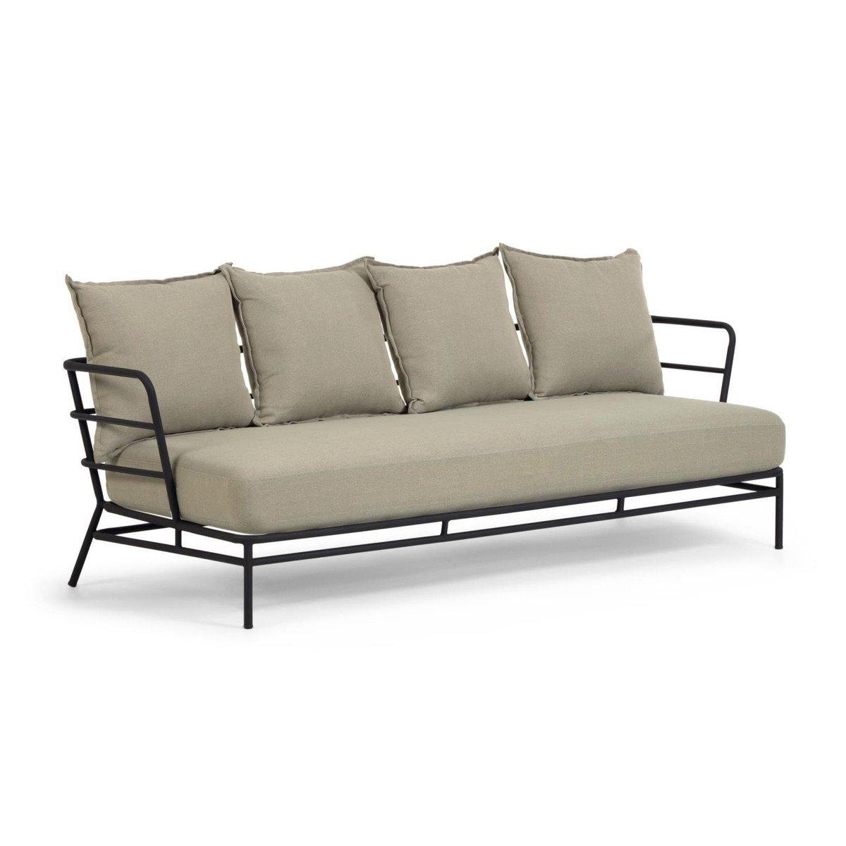 Mare Steel Frame Outdoor Sofa - Beige