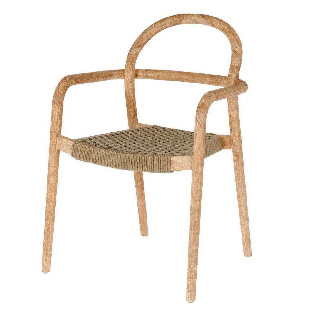 Sheryl Timber Dining Chair - Beige