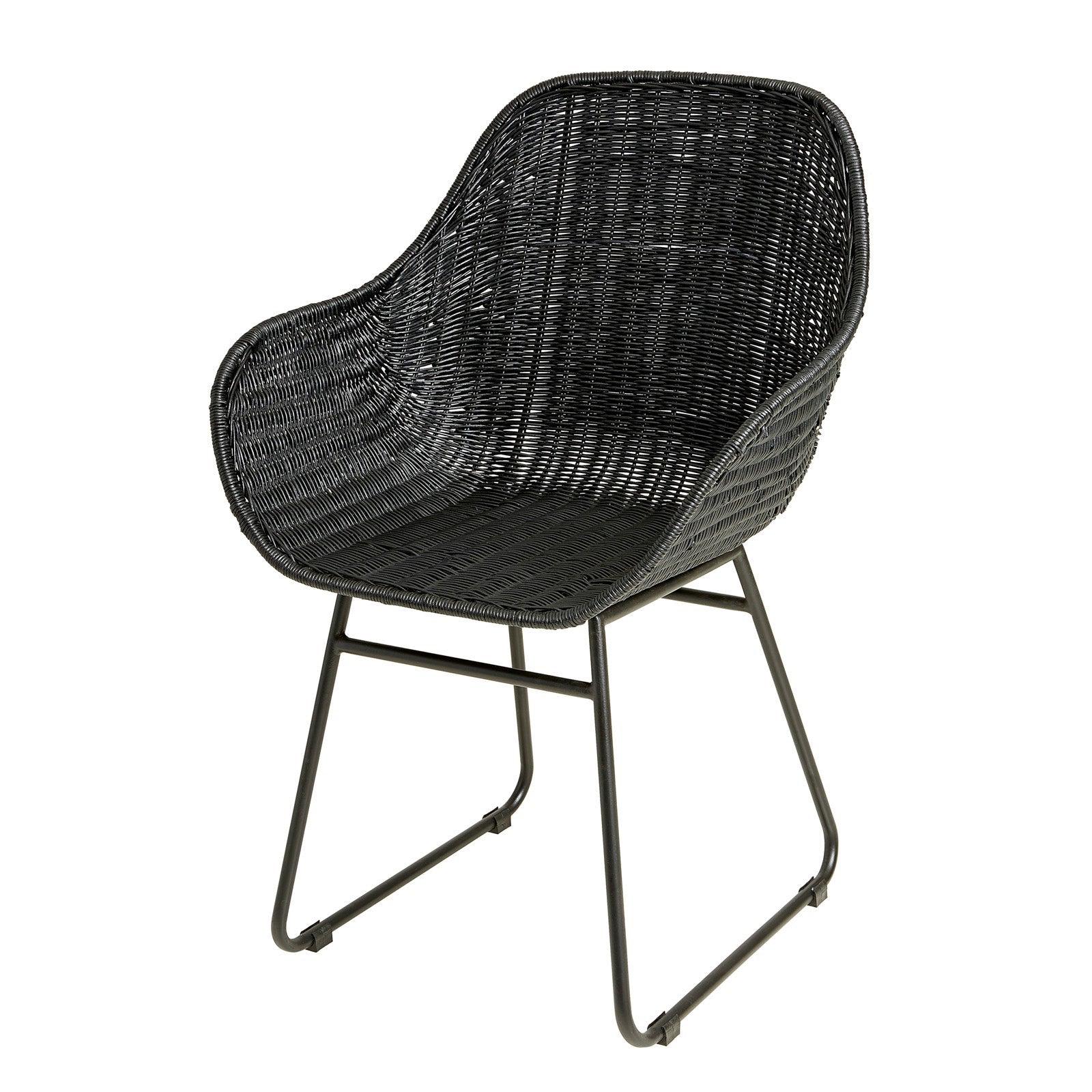 Cove Outdoor Dining Chair - Black