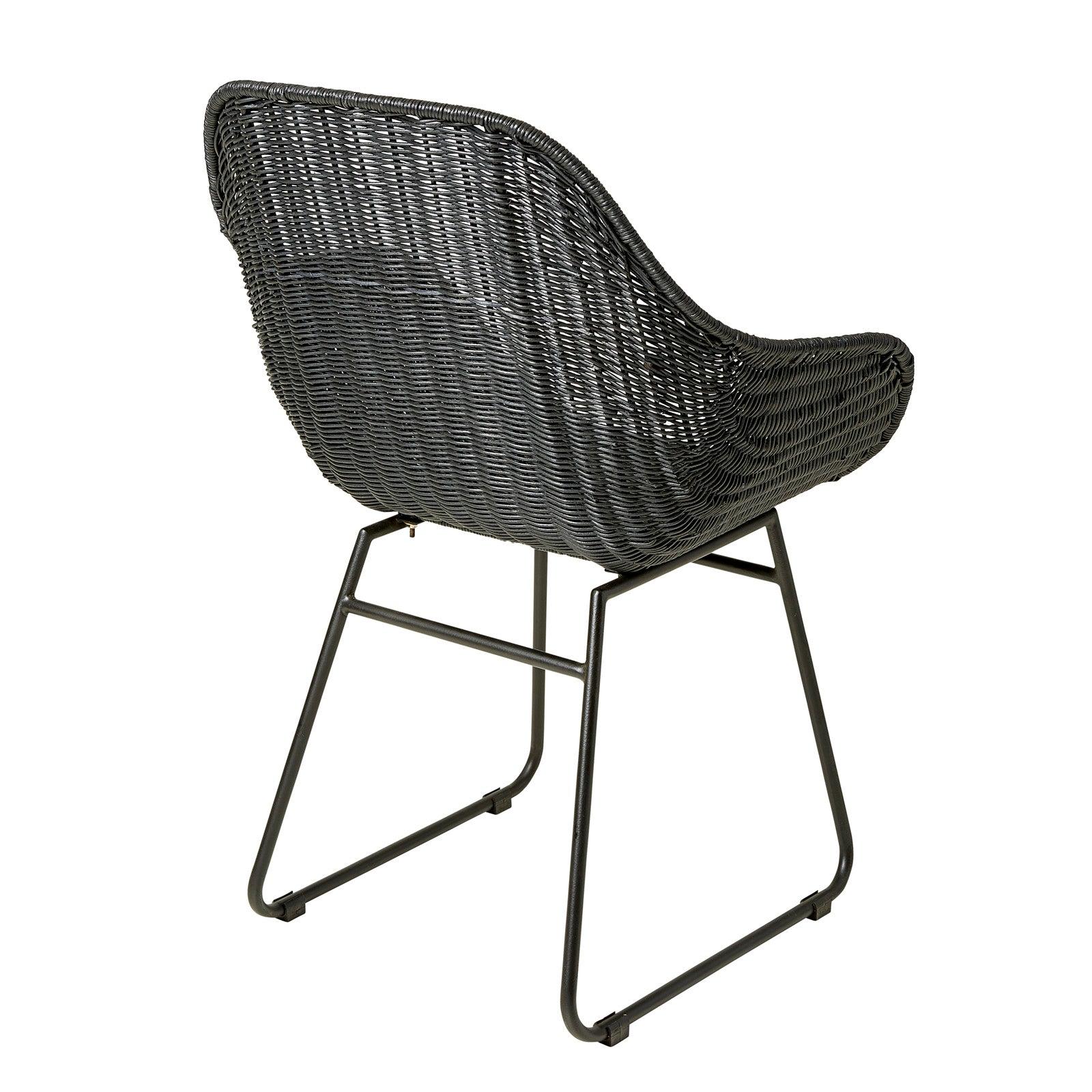 Cove Outdoor Dining Chair - Black