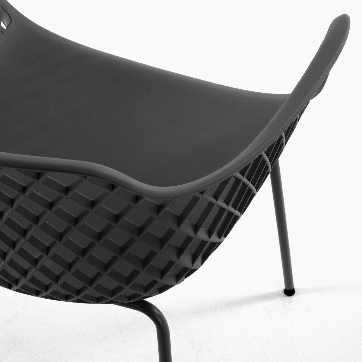 Reese Dining Chair - Gunmetal Grey
