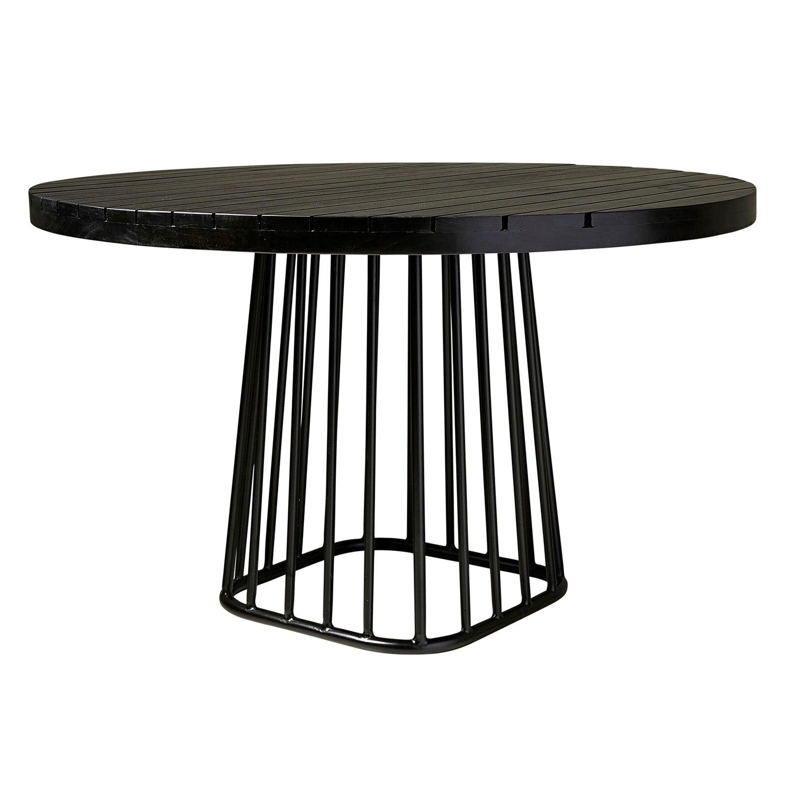 Colson Outdoor Timber Dining Table - Black