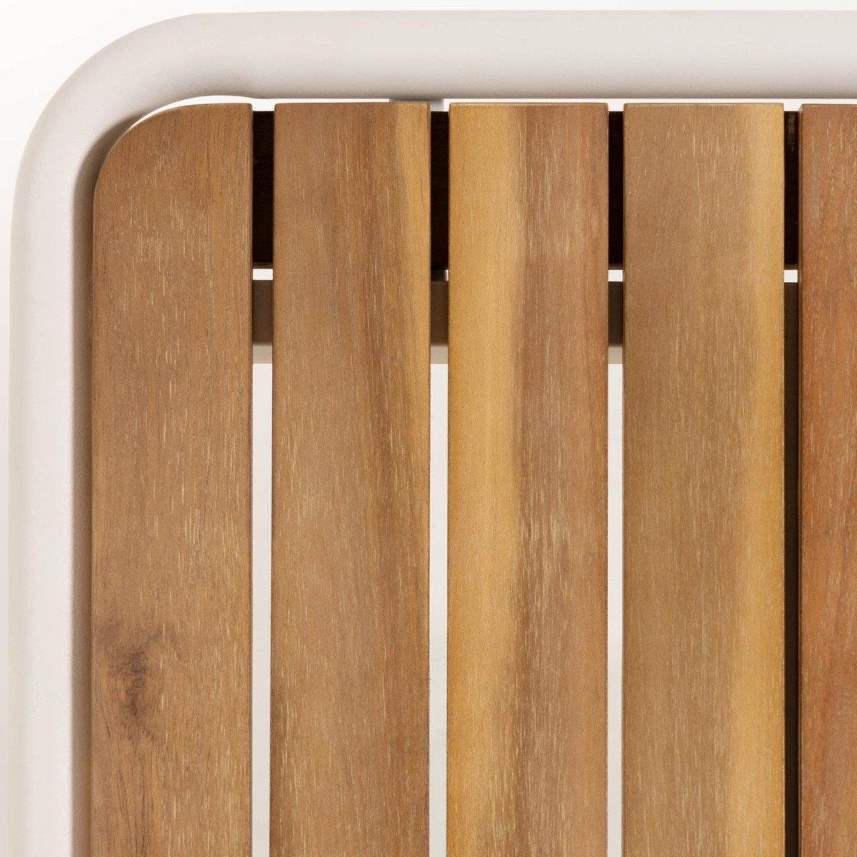 Robyn Acacia Timber Outdoor 200cm Dining Table - White