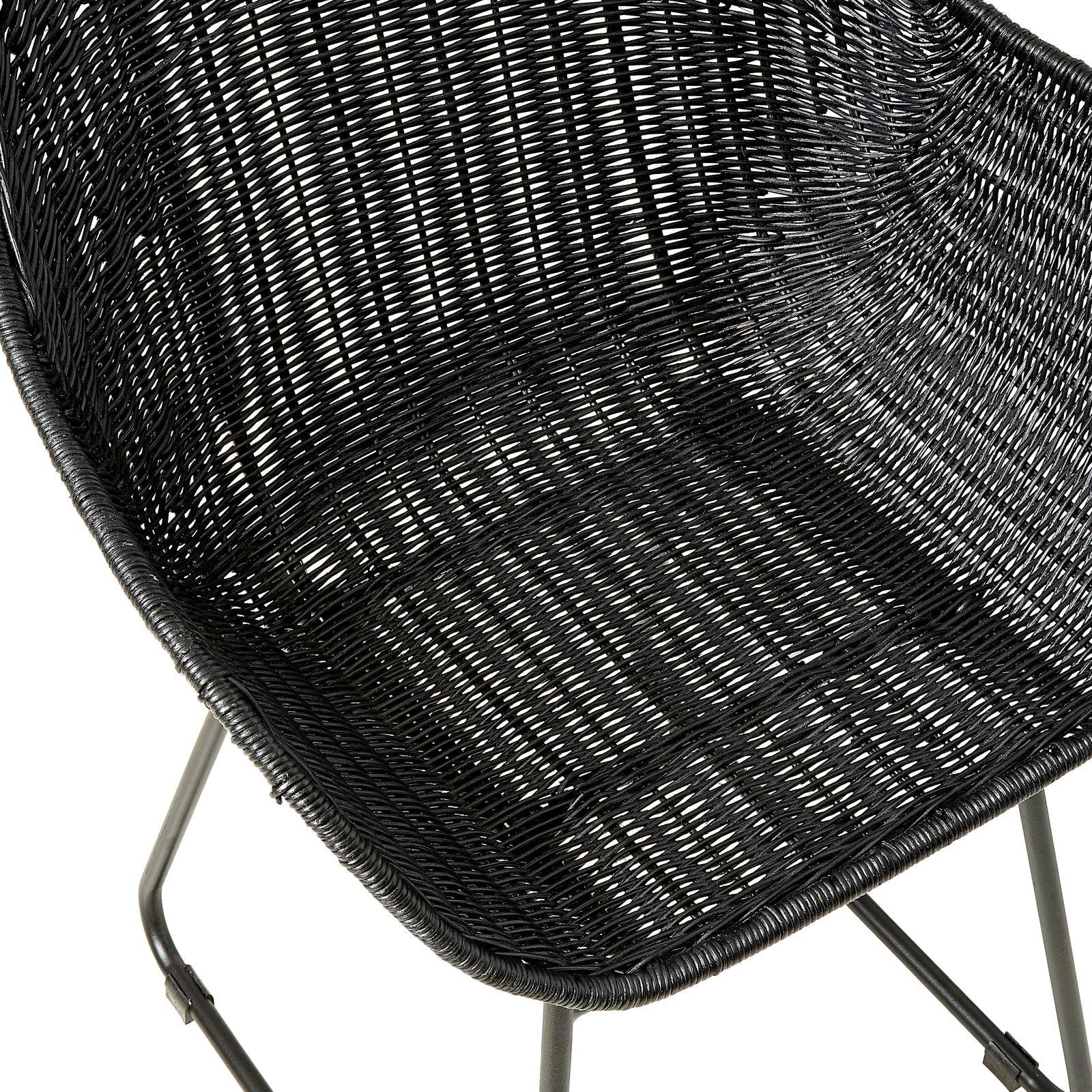 Cove Outdoor Dining Chair - Black