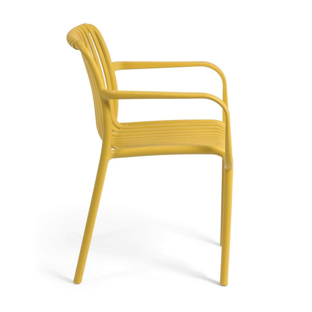 Set of 4 - Isabella Dining Chair - Mustard