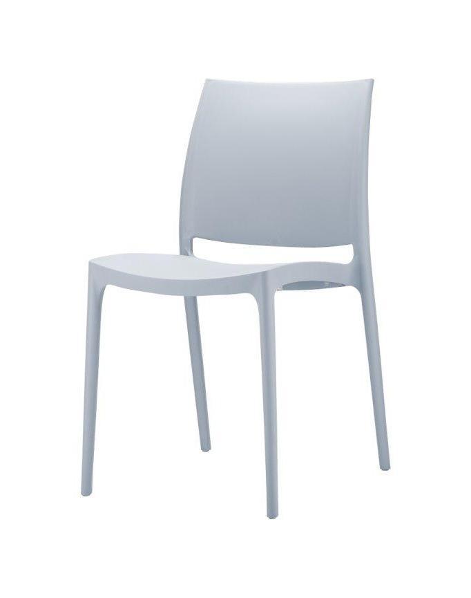 Mode Indoor / Outdoor Dining Chair - Silver Grey
