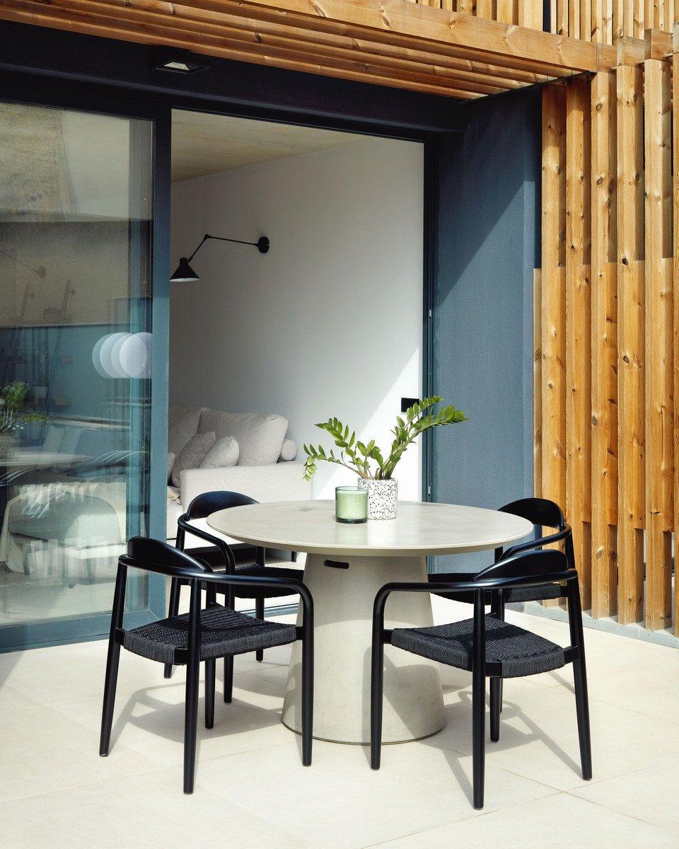 Rhys Cement Outdoor Dining Table