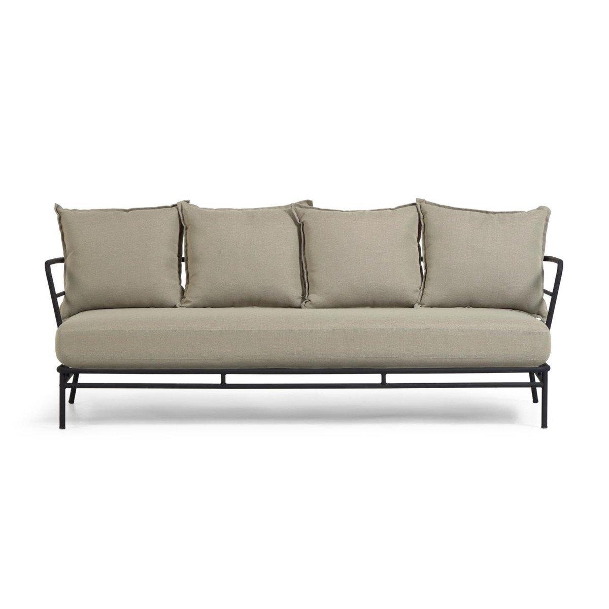 Mare Steel Frame Outdoor Sofa - Beige