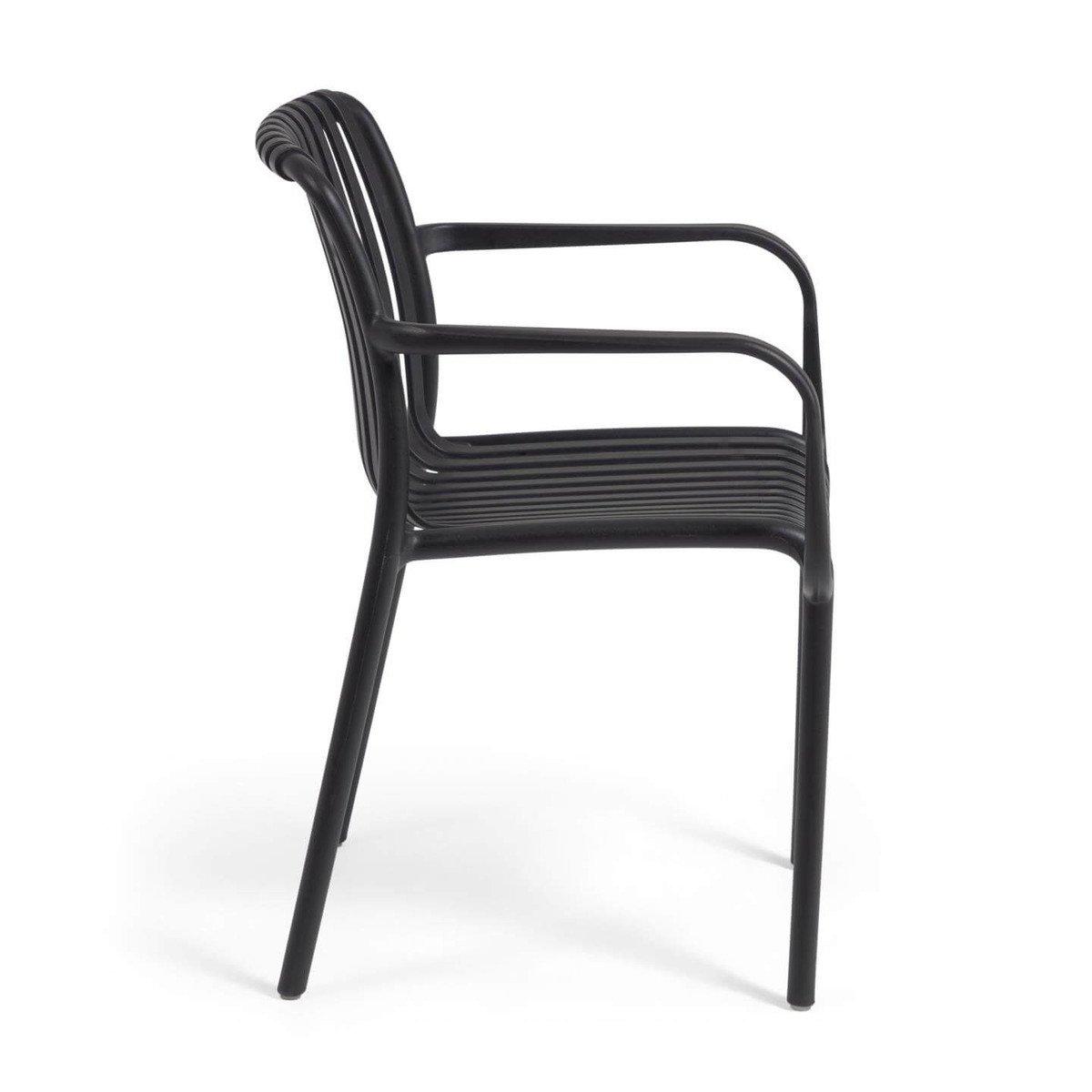 Set of 4 - Isabella Dining Chair - Black