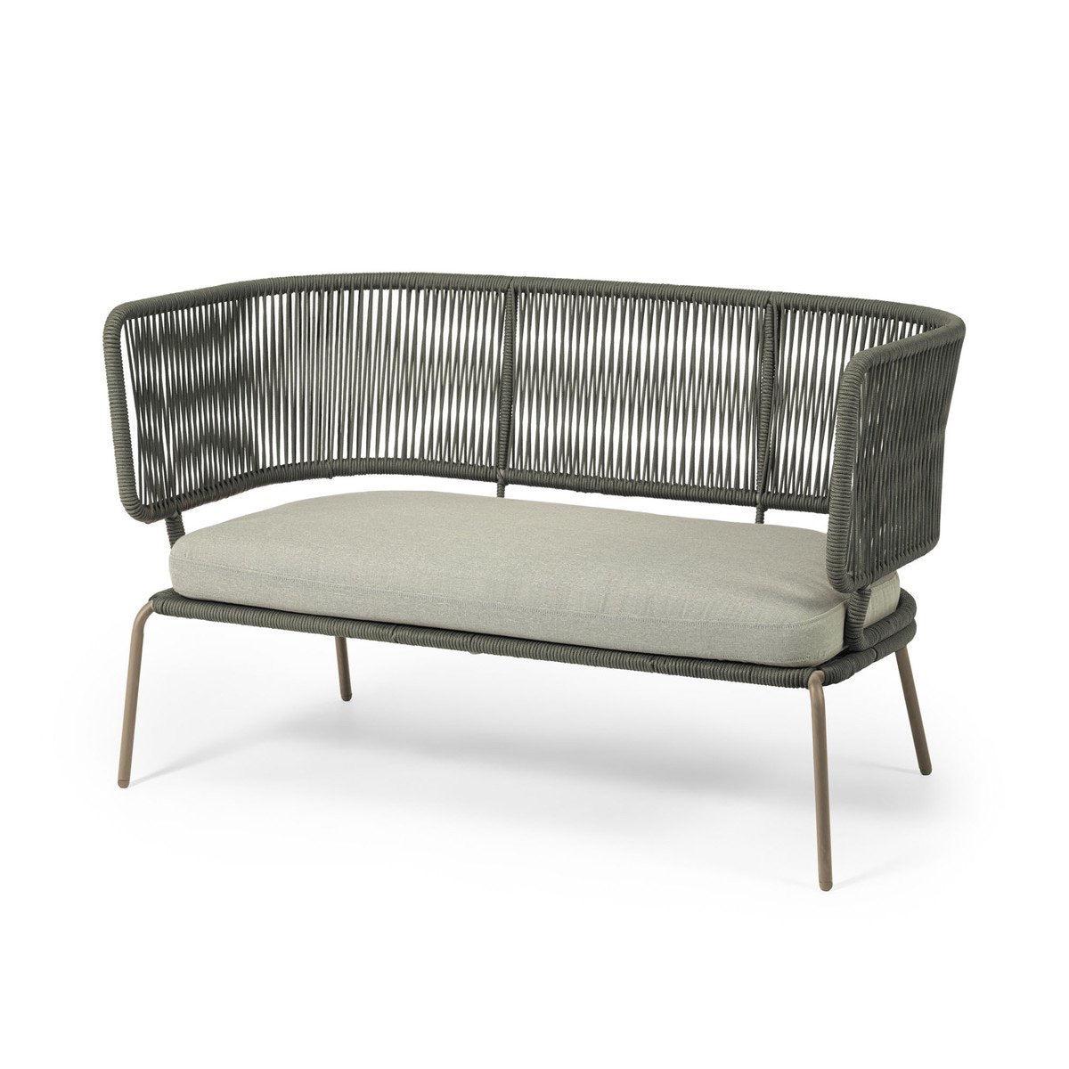 Naya Woven Outdoor Sofa - Dark Green