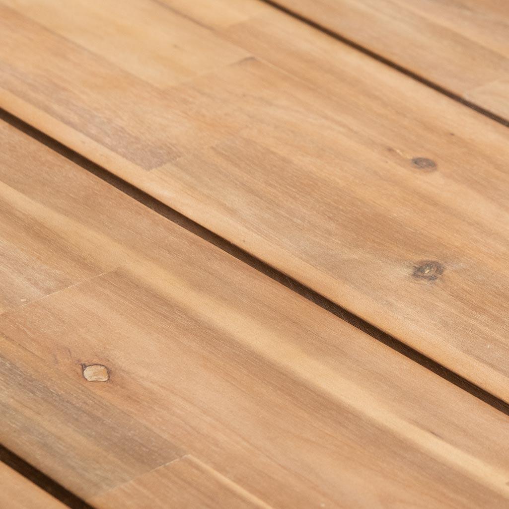 Renzo 1.35m Round Outdoor Dining Table - Natural Light