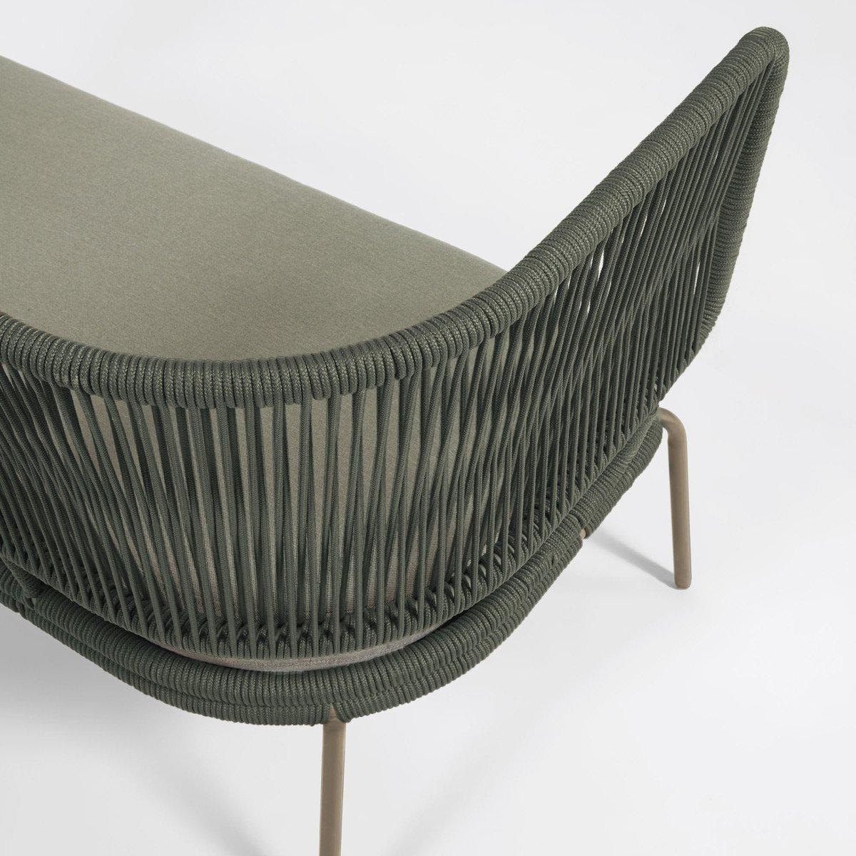 Naya Woven Outdoor Sofa - Dark Green