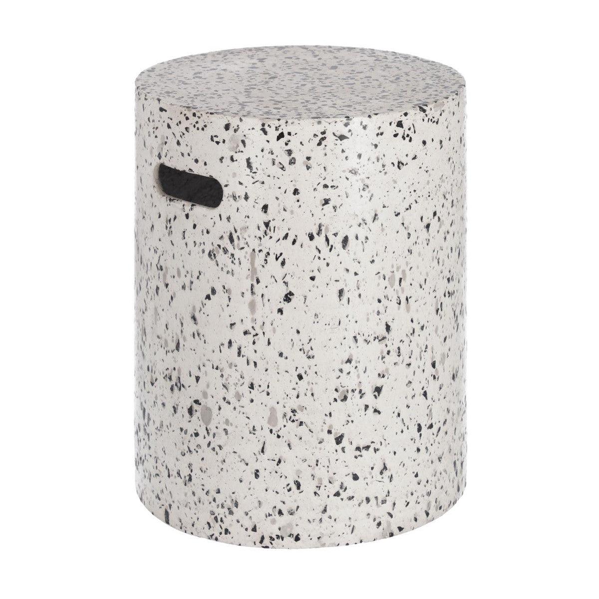 Jairo Terrazzo Side Table - White