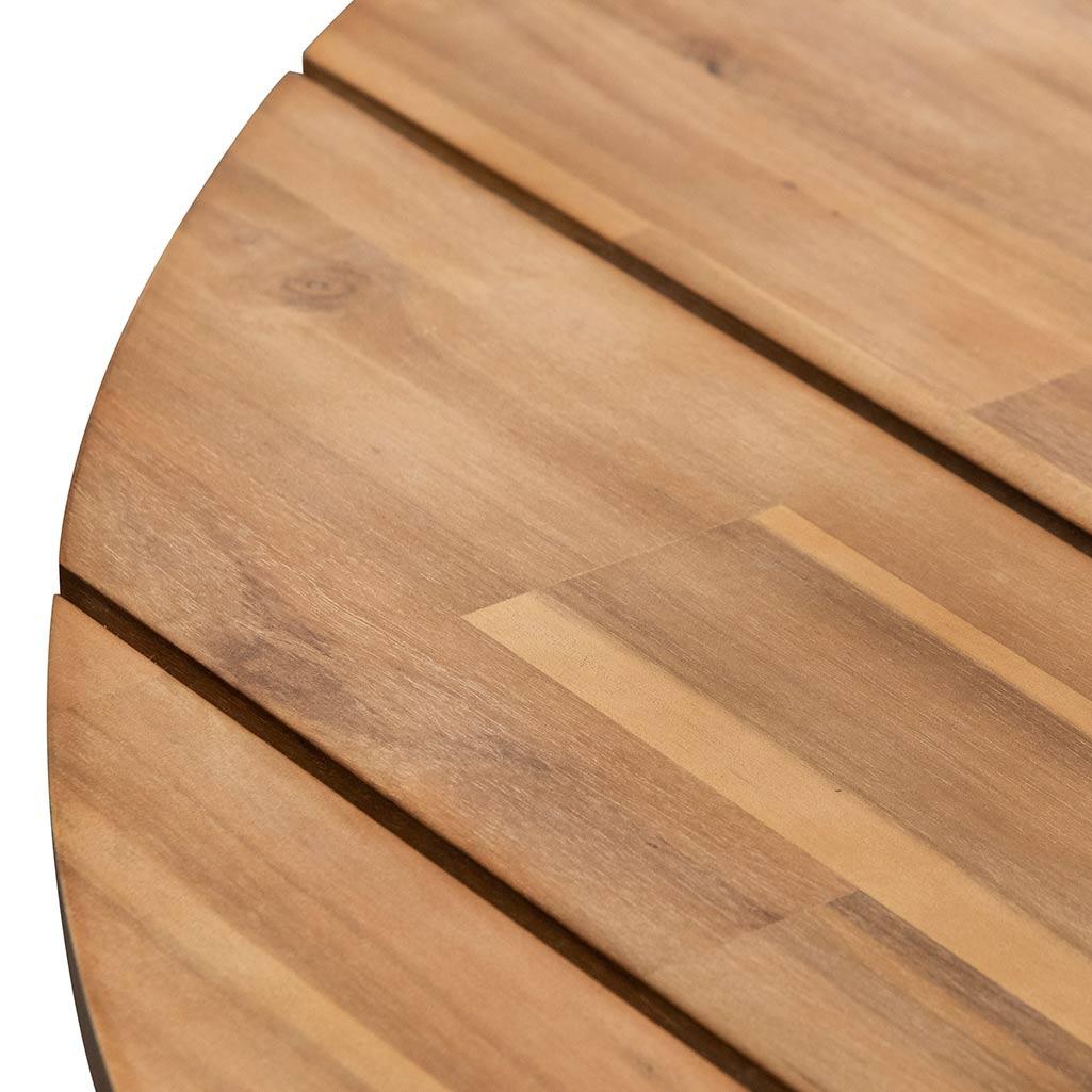 Ex Display - Renzo 1.35m Round Outdoor Dining Table - Natural Light