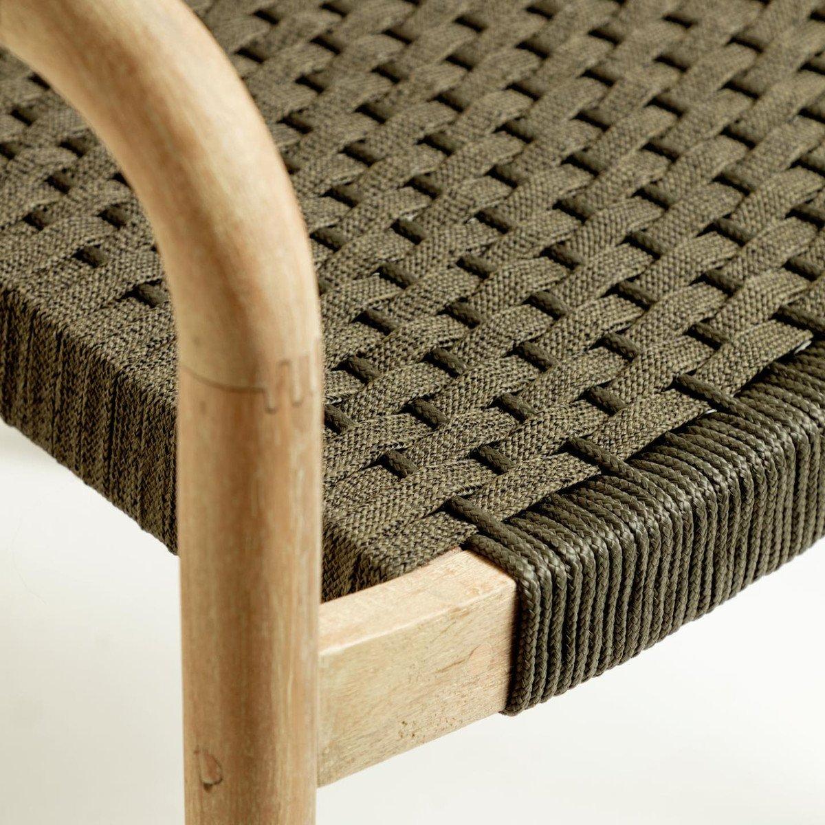 Sheryl Timber Dining Chair - Dark Green