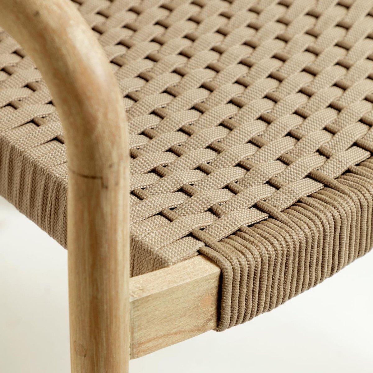 Sheryl Timber Dining Chair - Beige