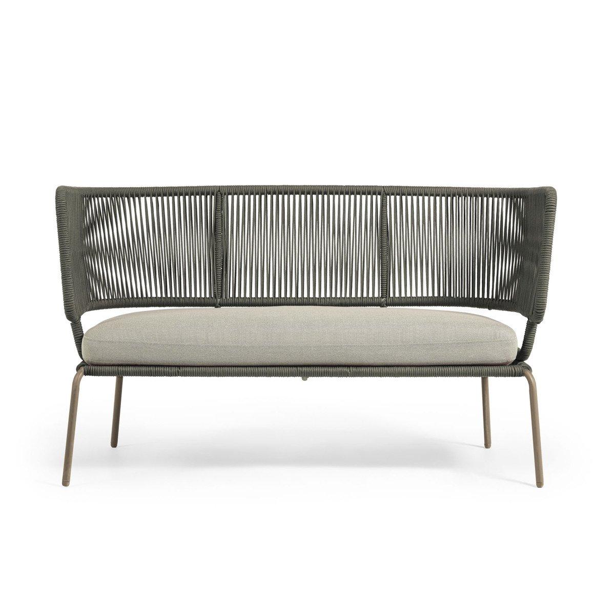 Naya Woven Outdoor Sofa - Dark Green